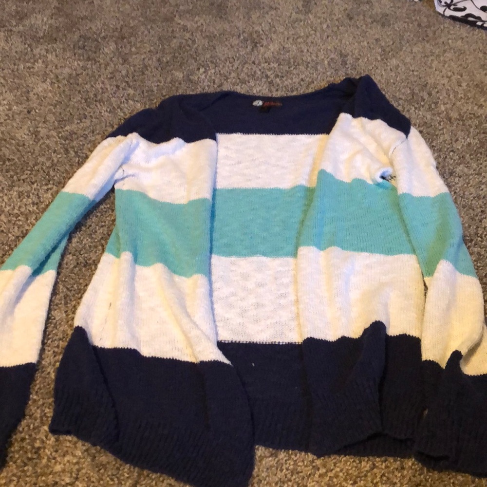 Striped cardigan
